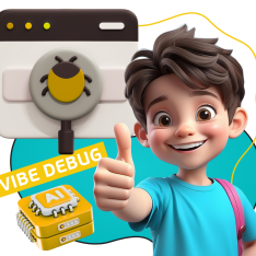 Тестирование & Vibe Debug. Охотники за багами - КИБЕРшкола программирования для детей, компьютерные курсы для школьников, начинающих и подростков - KIBERone г. Алушта