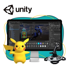 Мир игр на Unity 2D на популярном движке + AI-помощники - КИБЕРшкола программирования для детей, компьютерные курсы для школьников, начинающих и подростков - KIBERone г. Алушта