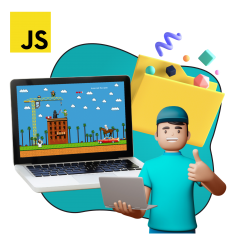 Программирование на JavaScript. Учимся создавать игры! - КИБЕРшкола программирования для детей, компьютерные курсы для школьников, начинающих и подростков - KIBERone г. Алушта