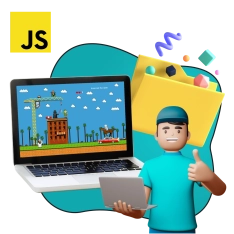JavaScript + AI. Проектное обучение + геймификация + AI-помощники - КИБЕРшкола программирования для детей, компьютерные курсы для школьников, начинающих и подростков - KIBERone г. Алушта